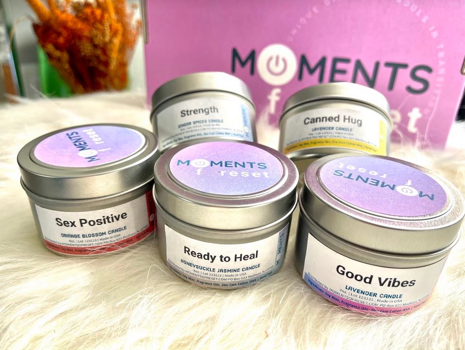 Mood Enhancing Candles | Moments of Reset